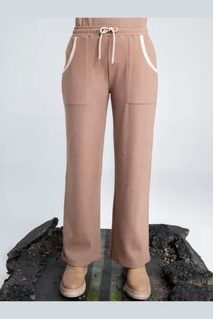 EDRIO Women Relaxed Fit Mid Rise Relaxed Fit Track Pants