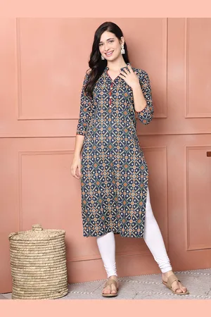 Rajnandini Women Ethnic Motifs Printed Pure Cotton Kurta