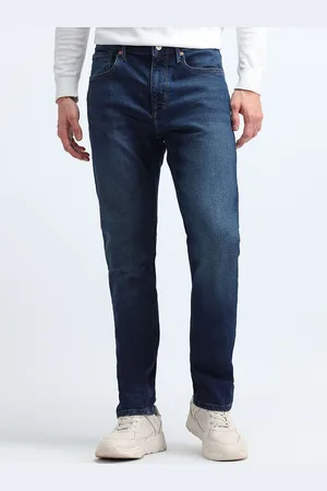 Flying Machine Men Straight Fit Light Fade Stretchable Jeans