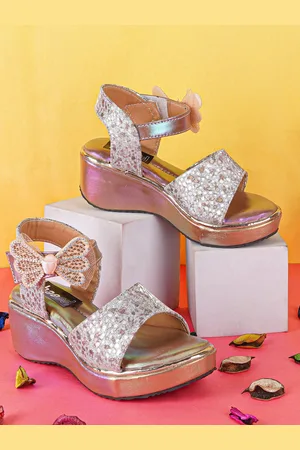 BAESD Girls Embellished Wedge Sandals
