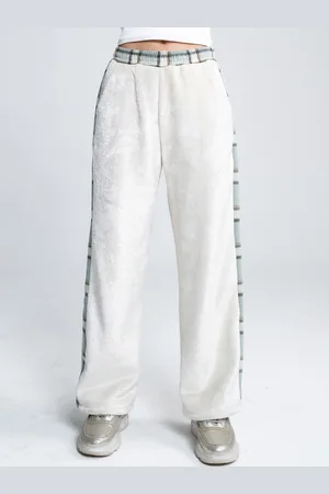 EDRIO Women Relaxed-Fit Mid Rise Track Pants
