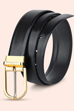 LOUIS STITCH Men Leather Reversible Formal Belt