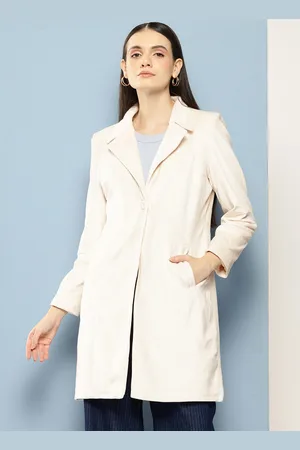 Chemistry Velvet-Finish Single-Breasted Blazer