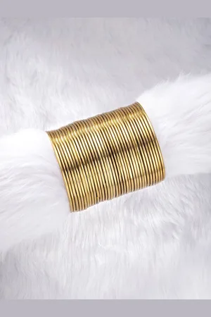 Peora Set Of 3 Gold-Plated Bangles