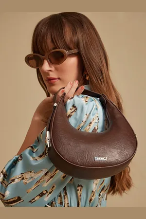 Kazo Textured Structured Hobo Bag