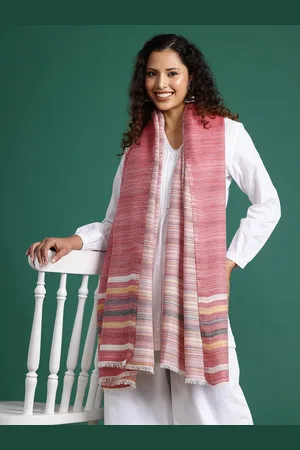 Sangria Women Woven Design Stole