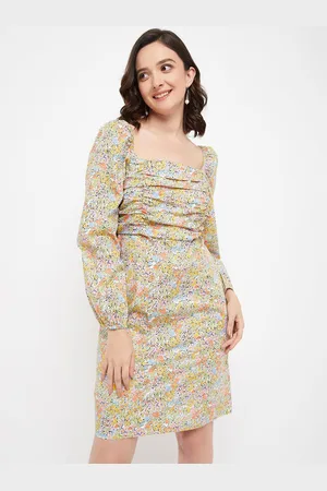 MADAME Women Floral Printed Sheath Dress