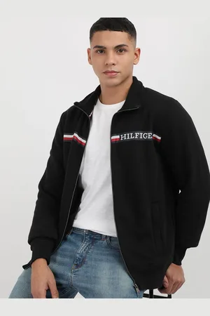 Tommy Hilfiger Men Brand Logo Printed Cotton Cardigan