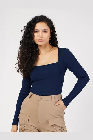 Sassafras Women Square Neck Regular Top