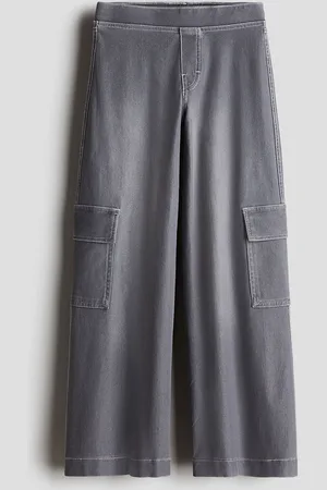 H&M Girls Wide Cargo Trousers