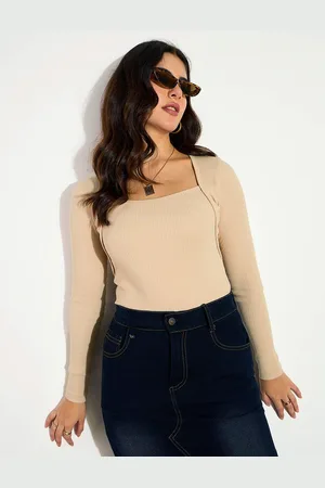 Sassafras Women Square Neck Regular Top