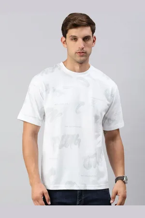 Classic Polo Men Typography Printed Round Neck Cotton Relaxed Fit T-shirt