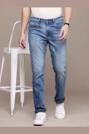 Nautica Men Straight Fit Heavy Fade Stretchable Jeans