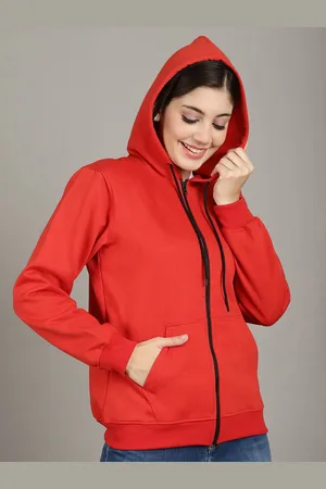 GRACIT Women Hooded Long Sleeves Sweatshirt