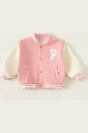 LULU & SKY Boys Colourblocked Crop Sporty Jacket with Patchwork
