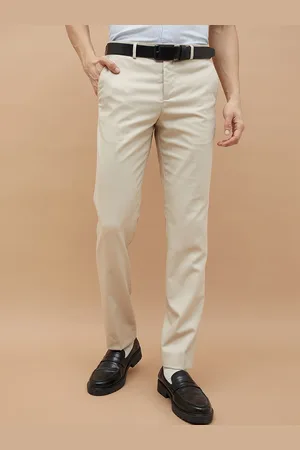 Lifestyle Men Striped Tapered Fit Chinos Trousers