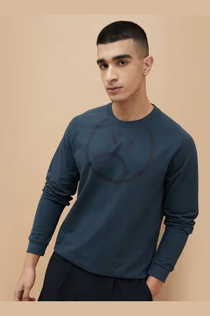 Smileyworld Men Printed Cotton Sweatshirt