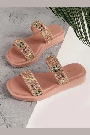 Anouk Women Open Toe Flatform Heel Sandals