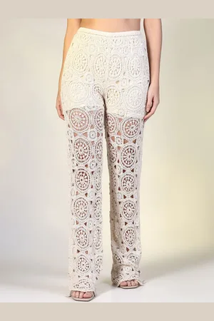SHOWOFF Women Self Design Comfort Trousers