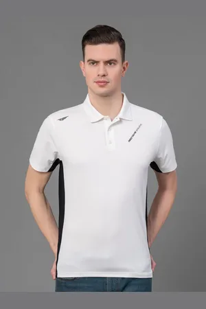 Red Tape Polo Collar Short Sleeves High Stretch Anti-Microbial Training T-shirt