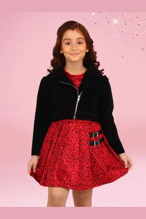 CUTECUMBER Girls Animal Printed Accordion Pleats A-line dress.