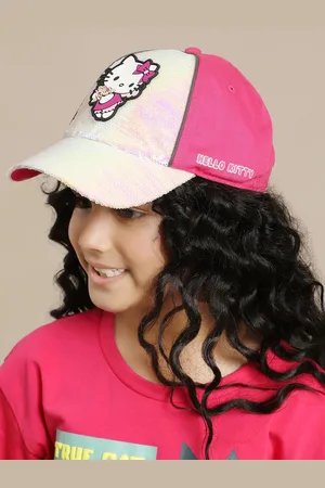Kidsville Girls Hello Kitty Printed Caps