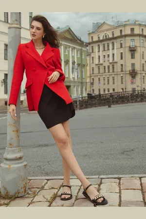 SAINT G. Women Open Toe Flats with Buckles
