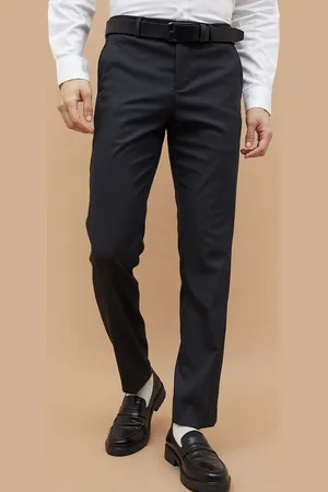 Lifestyle Men Striped Tapered Fit Trousers