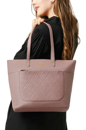 LAVIE Ethnic Motifs Textured Shopper Tote Bag with Quilted