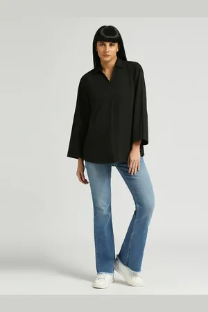 Pepe Jeans Shirt Collar Long Sleeves Cotton Shirt Style Top