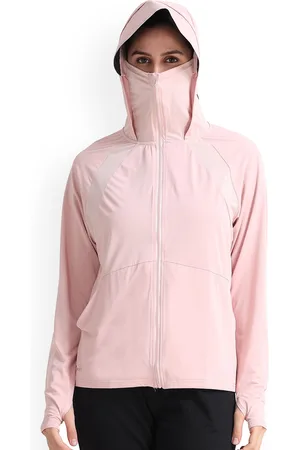 FabSeasons Women Hooded Solid Sports Sporty Jacket