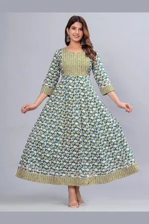 Kalini Women Printed Fit & Flare Maxi Dress