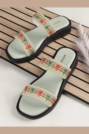 Anouk Women Open Toe Flatform Heel Sandals