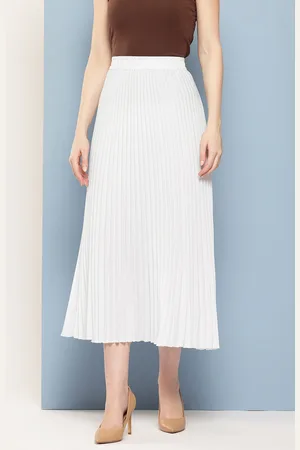 Chemistry Accordion Pleated Midi Skirt