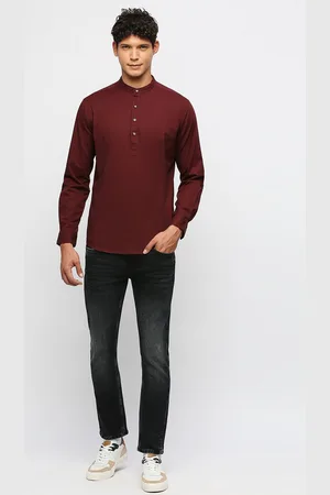 Pepe Jeans Mandarin Collar Long Sleeves Casual Shirt