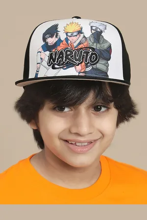 Kidsville Boys Naruto Printed Cotton Baseball Cap