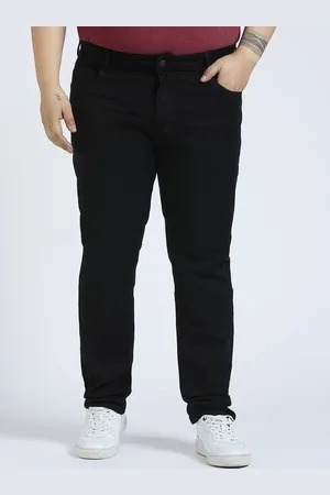 HJ HASASI Men High-Rise Plus Size Stretchable Jeans