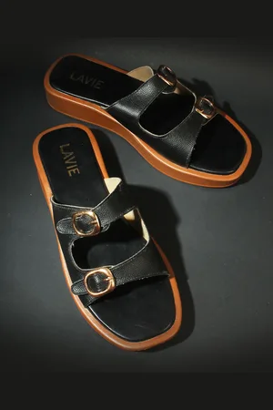 LAVIE Women Open Toe Flats with Buckles