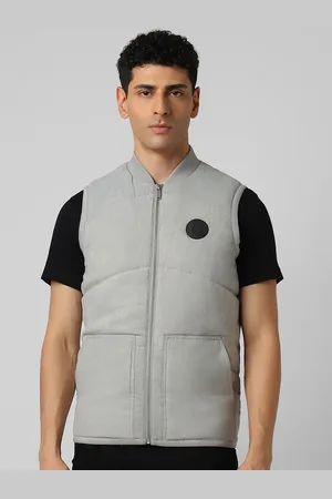 V Dot Men Open Front Jacket