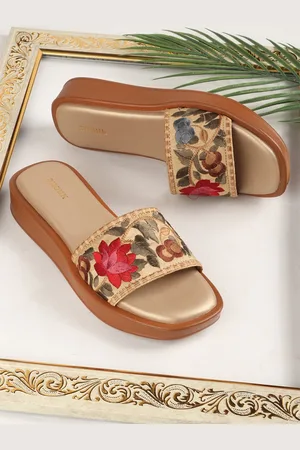 Anouk Women Open Toe Flatform Heel Sandals