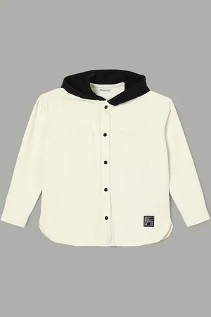 Lifestyle Boys Hooded Solid Cotton Casual Tailored Jacket