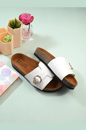 HERE&NOW Women Open Toe Flats