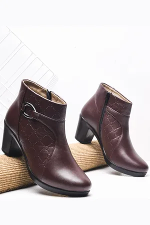 TRY ME Women Block-Heeled Regular Boots