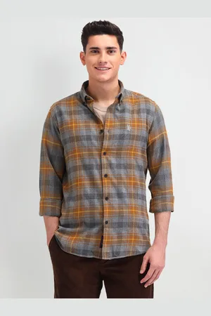 Ralph Lauren Men Manhattan Slim Fit Opaque Checked Casual Shirt