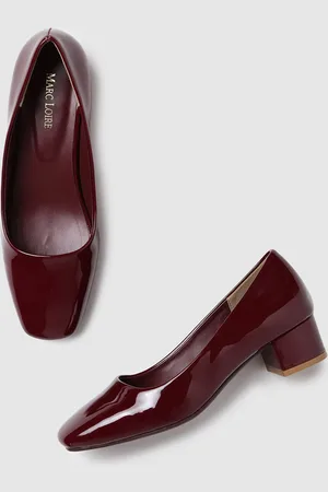 Marc Loire Square Toe Block Heel Pumps