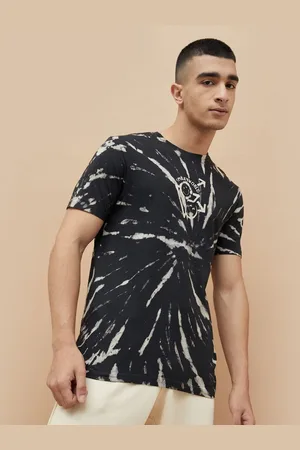 Smileyworld Men Typography Printed Round Neck Cotton T-shirt