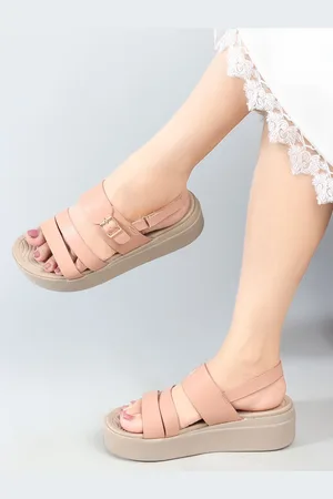 Elle Platform Sandals with Buckles