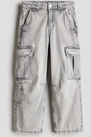 H&M Boys Wide-leg Cargo Jeans
