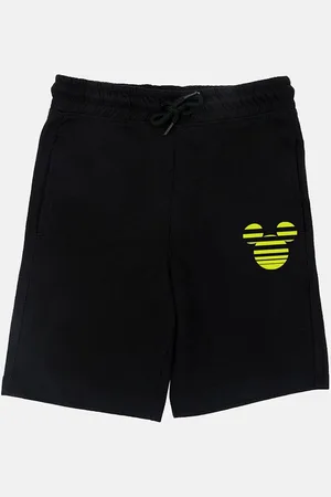 YK Boys Printed Mid-Rise Shorts