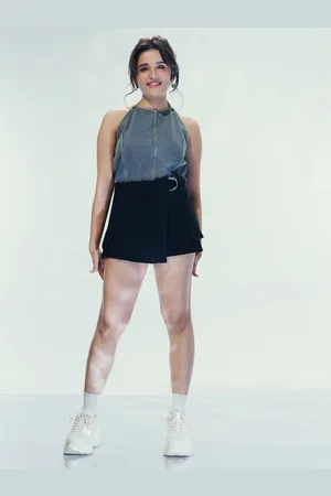 FREAKINS Women Pure Cotton Wrap Above Knee Skorts